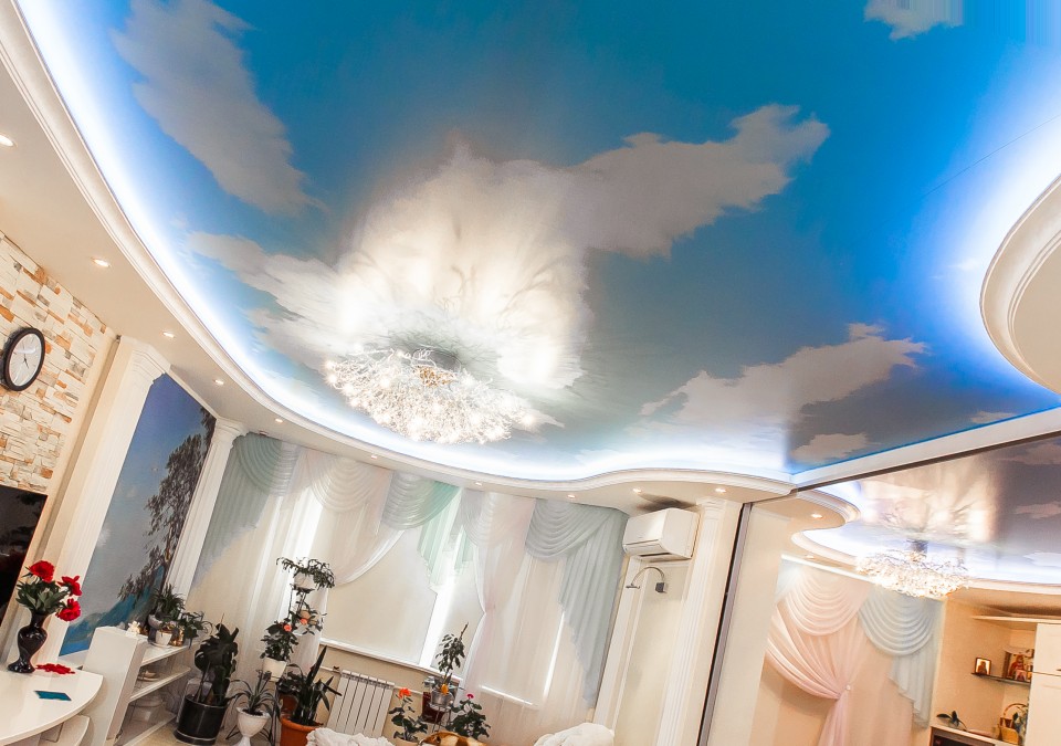 Заказать потолок с фотопечатью в г. Суворов